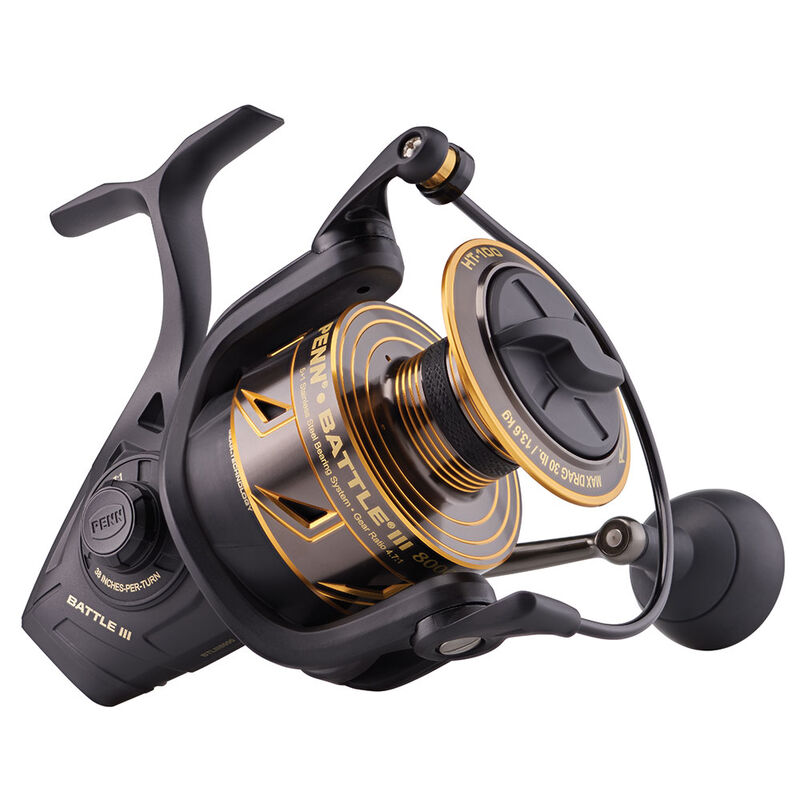 Moulinet lancer penn battle 3 taille 8000 - Moulinets tambour Fixe | Pacific P&ecirc;che