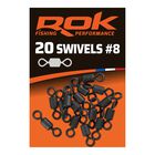 Emerillon rok swivel 8 - pochette de 20 - Emerillons carpe | Pacific P&ecirc;che