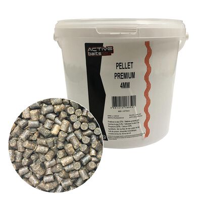 Seau de 3 kg de pellets premium 4mm - Amorces | Pacific Pêche