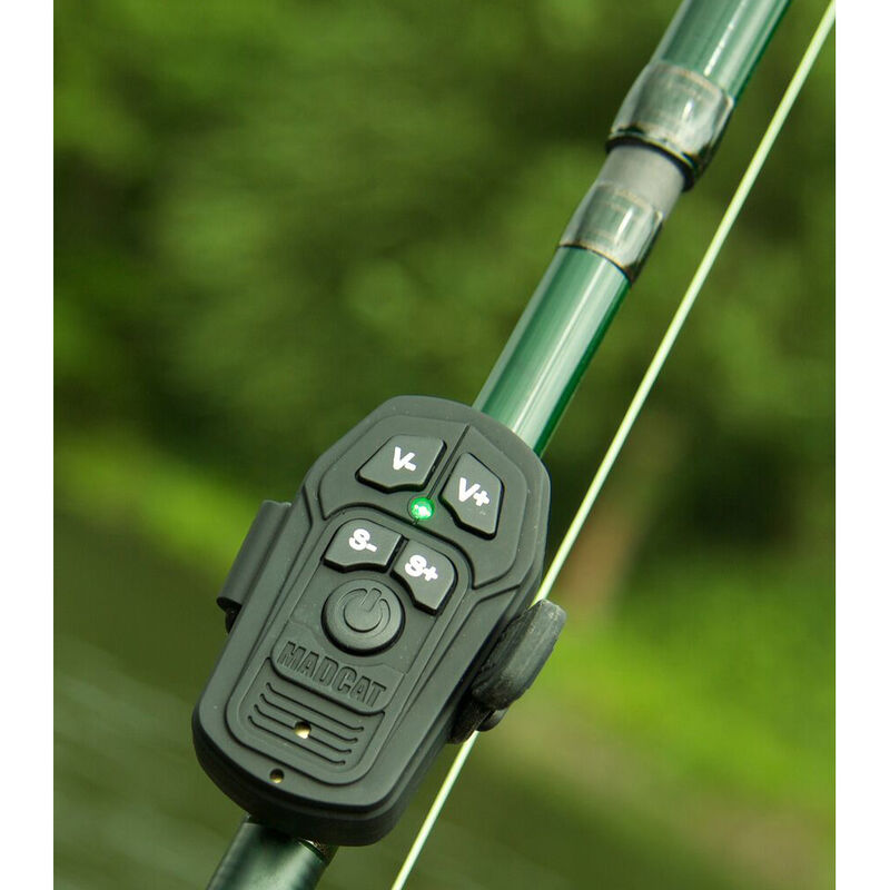 Coffret détection silure madcat smart alarm set 3+1 rouge / vert / jaune - Coffrets | Pacific Pêche