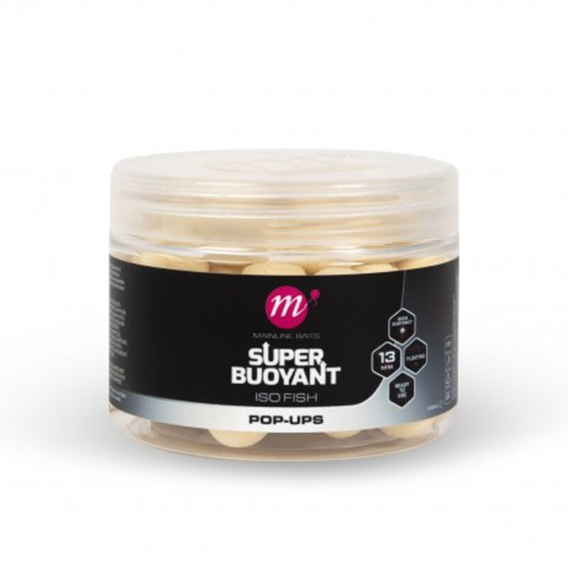 Pop-Ups Mainline ISO Fish Super Buoyant 13mm - Flottantes | Pacific P&ecirc;che