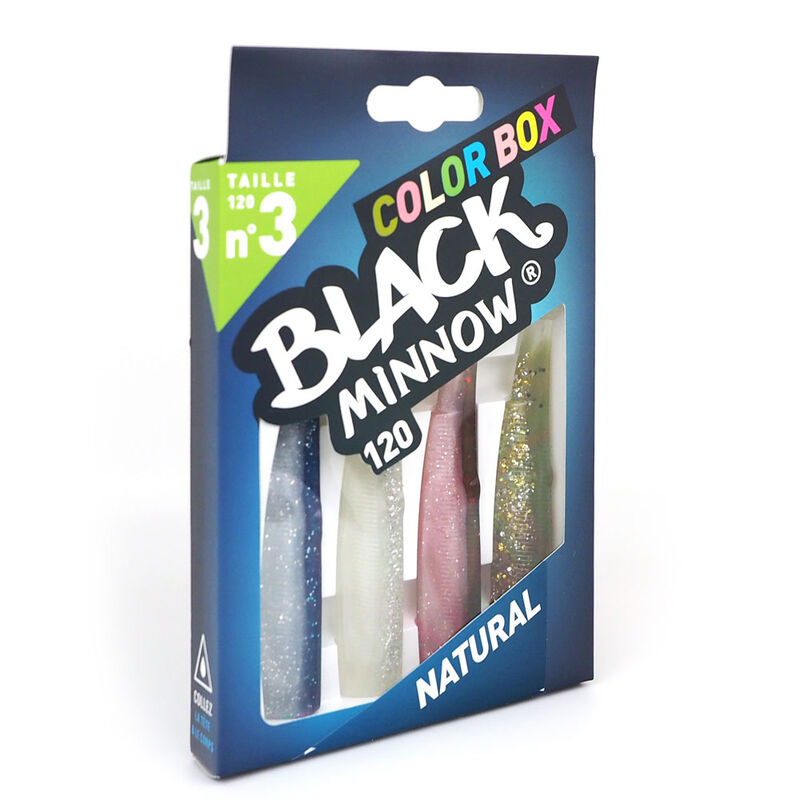 Leurre souple fiiish color box black minnow 120 - Shads | Pacific P&ecirc;che