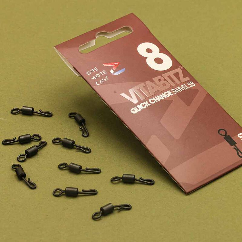 Emerillons Vitabitz QC Swivel (10x) - Emerillons carpe | Pacific P&ecirc;che