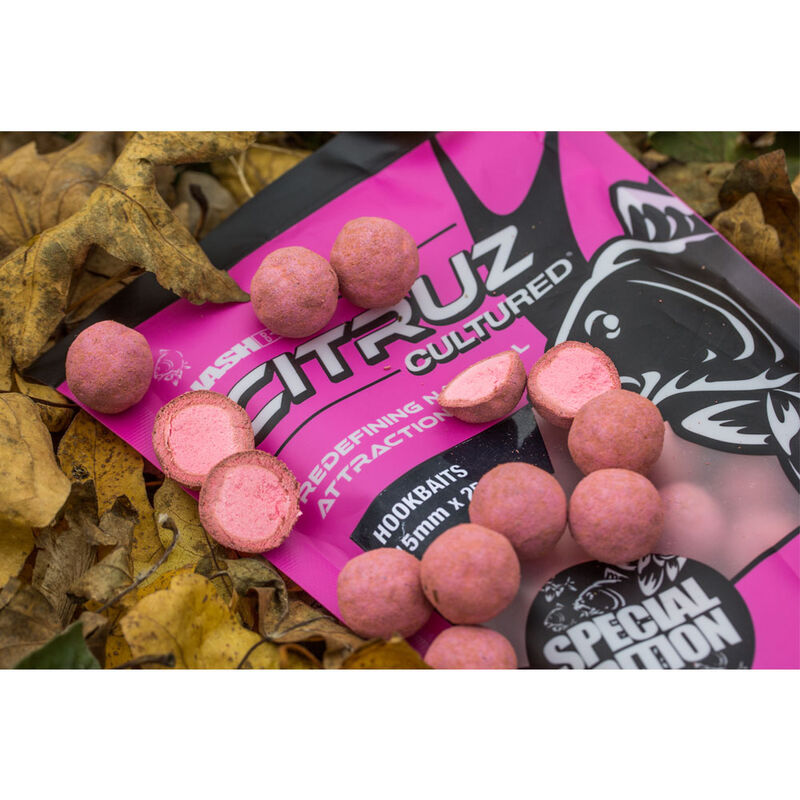 Bouillettes carpe nashbait citruz cultured hook baits - Denses | Pacific P&ecirc;che