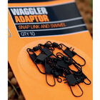 Emerillons à agrafe coup guru waggler adaptors (x10) - Acc. de montage feeder | Pacific Pêche