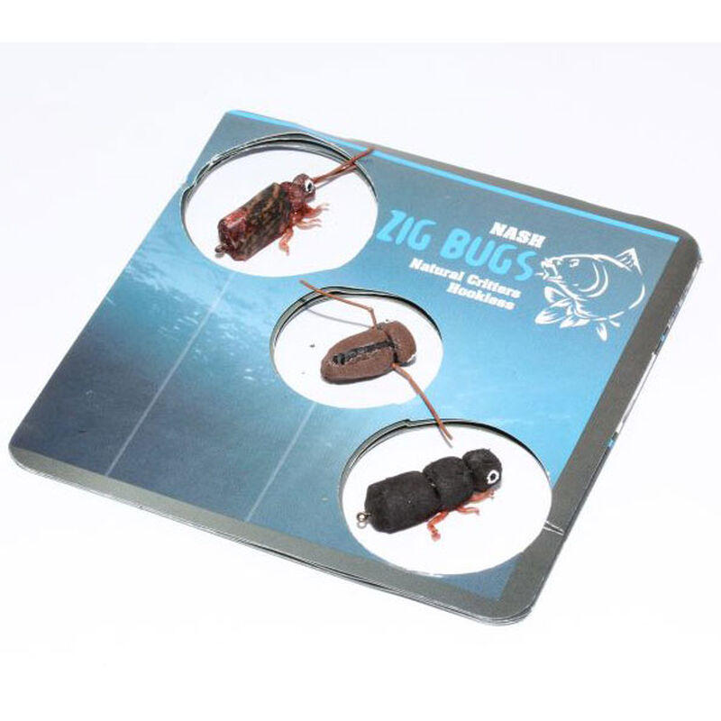 Zig Bug Nash Natural Critters Hookless - Imitations | Pacific P&ecirc;che