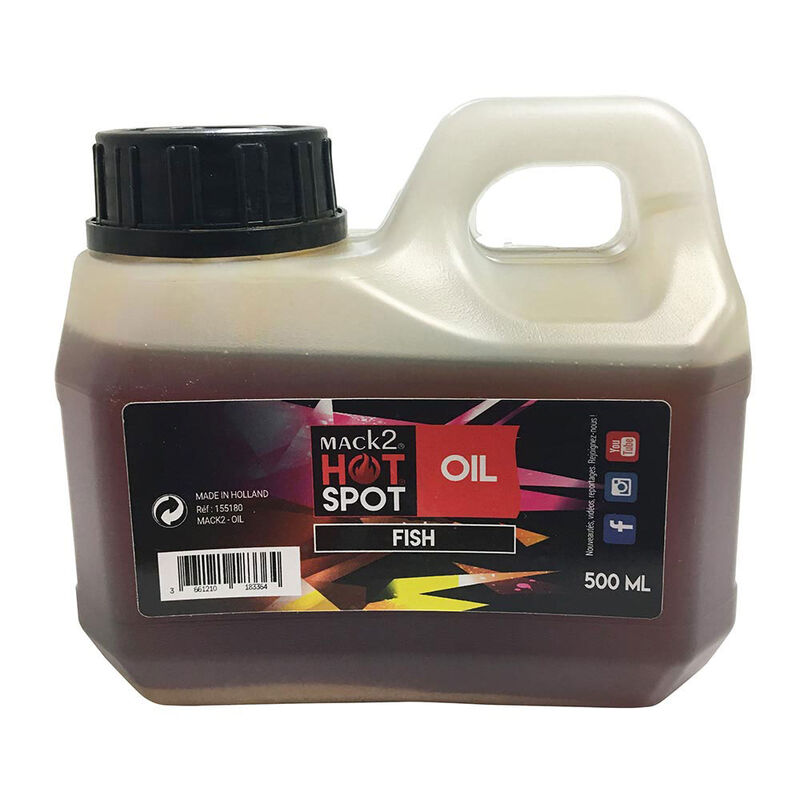 Huile de poisson mack2 fish oil 500ml - Boosters / dips | Pacific P&ecirc;che