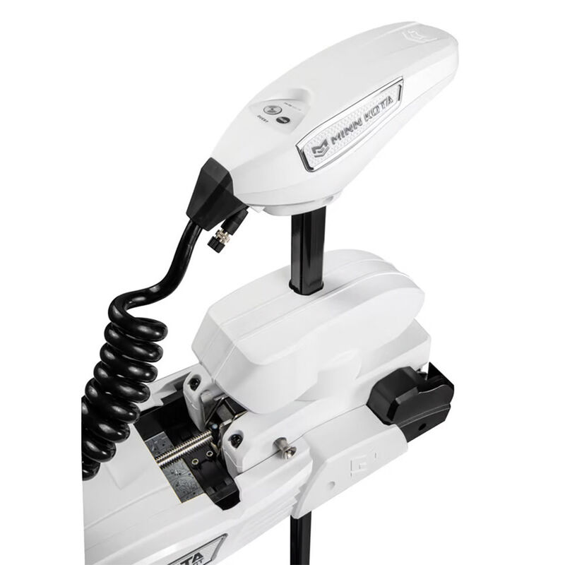 Moteur Avant Minn Kota RIPTIDE INSTINCT QUEST - BLANC - 90/115 lbs - 24/36V - 152 cm - Ventes Flash | Pacific P&ecirc;che