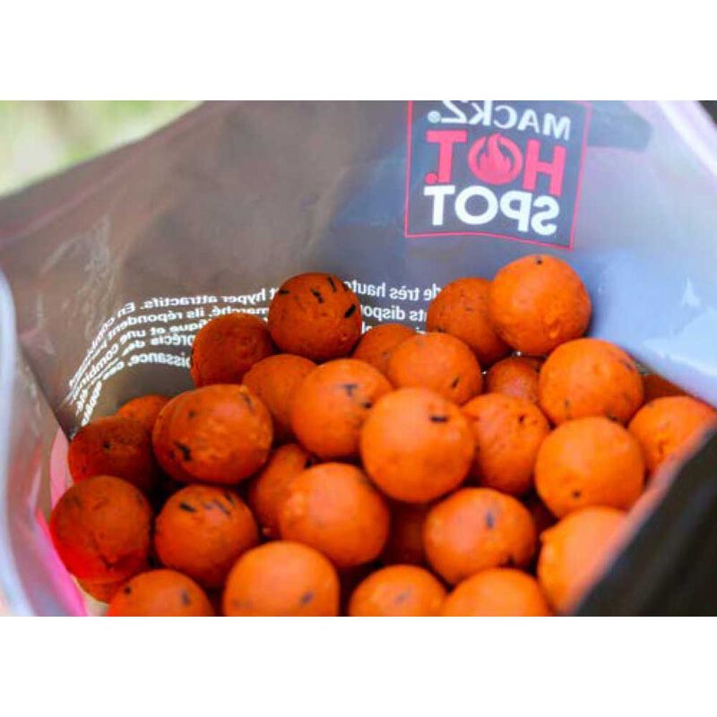 Bouillettes carpe mack2 crazy tangerine 1 kg - Denses | Pacific P&ecirc;che