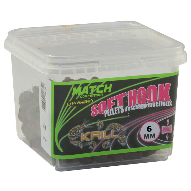 Pellets d'eschage coup fun fishing soft hook pellets krill 120g - Pellets Mous | Pacific P&ecirc;che
