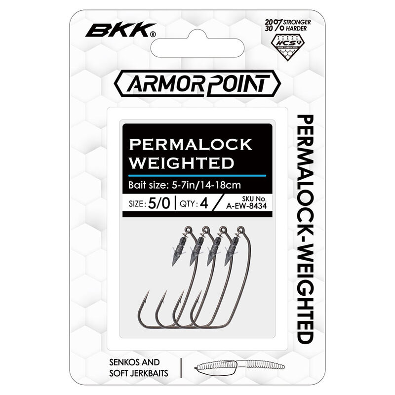 Hameçon Texan BKK Permalock Weighted (x4) - Texan | Pacific Pêche