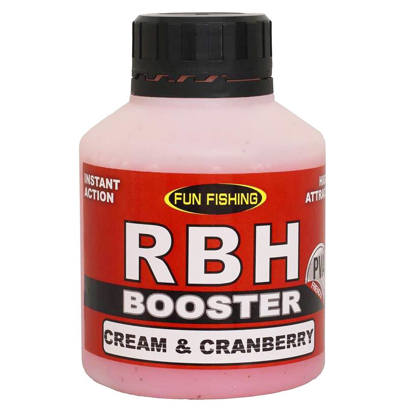 Booster Fun Fishing Cream et Cranberry 250 ml - Boosters / dips | Pacific P&ecirc;che