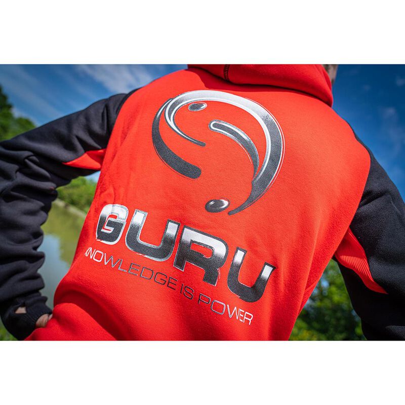 Sweat GURU HOODIE RED/BLACK - Sweat Shirt | Pacific P&ecirc;che