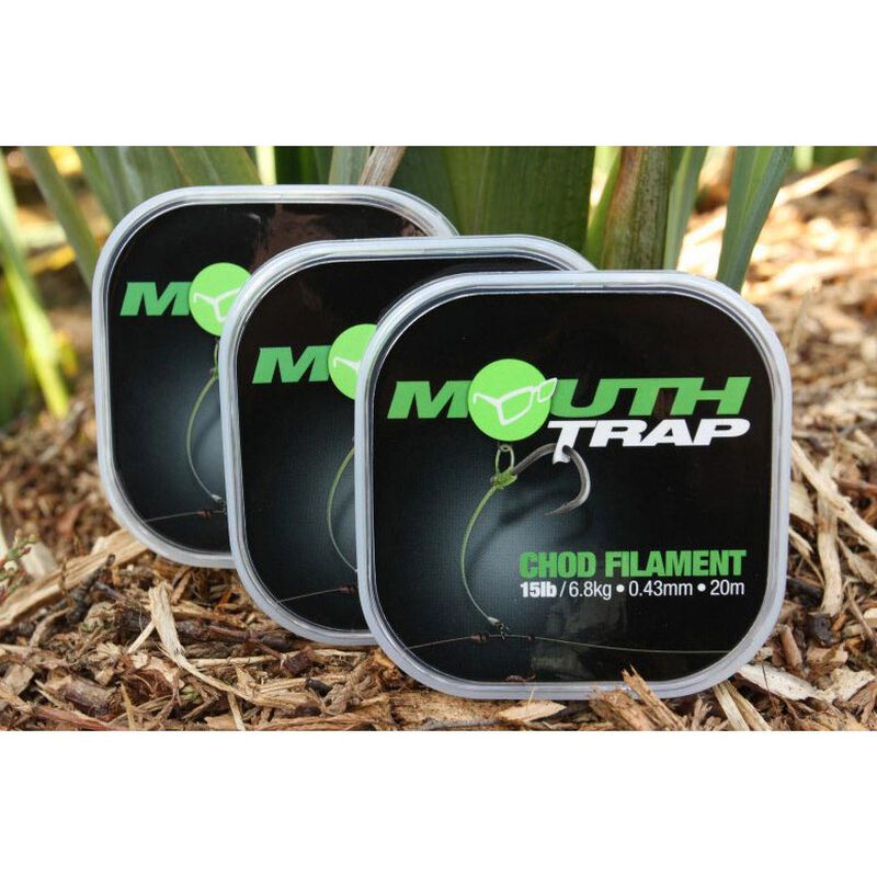 Nylon Korda Mouth Trap Chod Filament 20m - Monofilaments BDL | Pacific P&ecirc;che