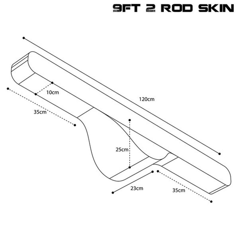 Fourreaux Nash Scope OPS Soft Protect 9ft 2RodSkin - Fourreaux | Pacific Pêche