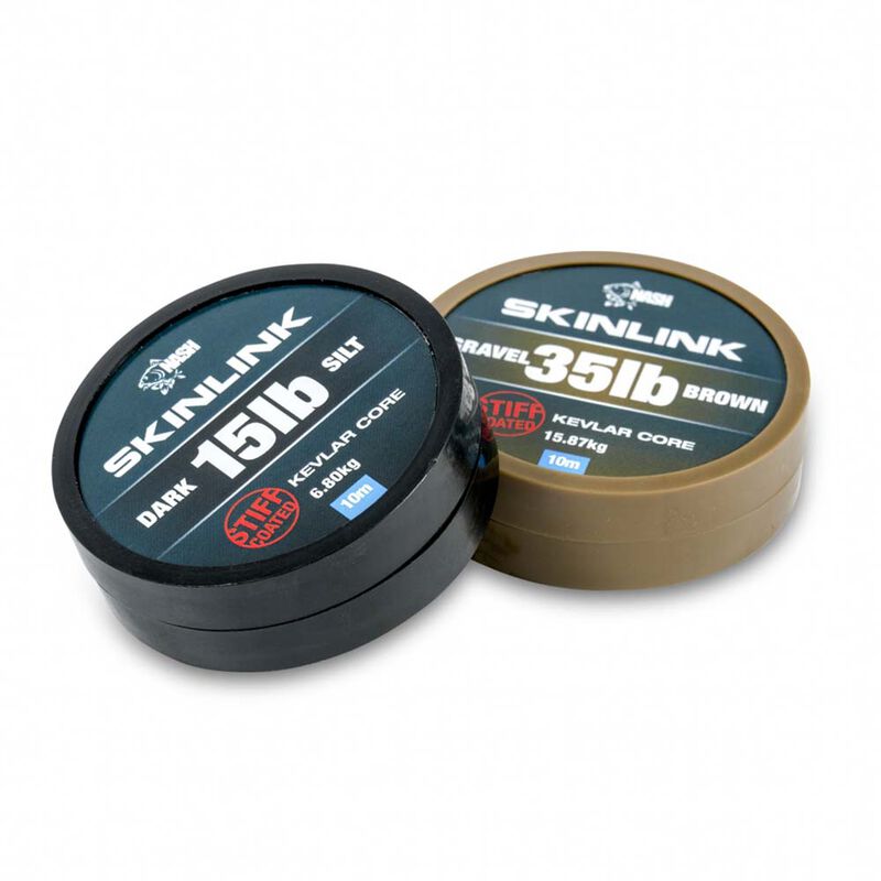 Tresse gainée nash skinlink stiff 10m dark silt - Tresse BDL | Pacific Pêche