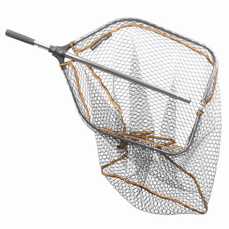 Epuisette Savage Gear Pro Landing Net Foldable L 65x50cm - Epuisettes | Pacific P&ecirc;che