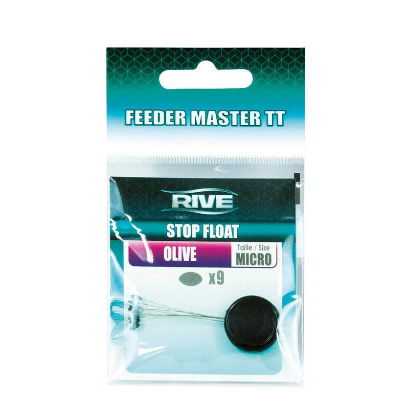 Stop Float Olive Rive - Micro (x9) - Acc. de montage feeder | Pacific Pêche