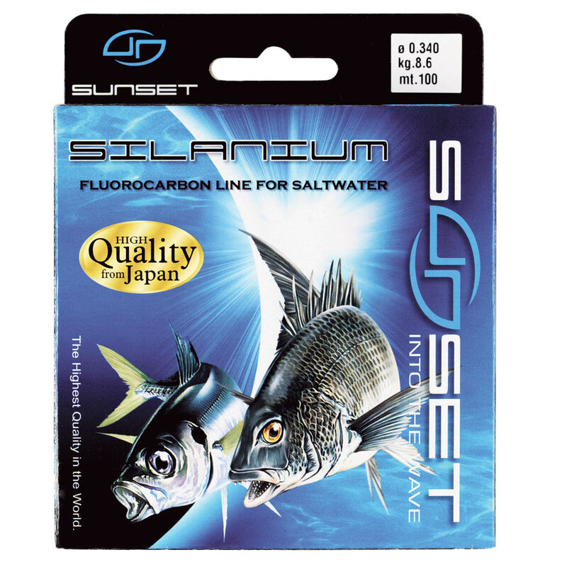 Fil fluorocarbone mer sunset silanium 100m - Fluorocarbons | Pacific Pêche