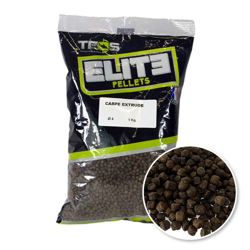 Pellets TEOS Elite Carpe Extrude 1kg - Pellets | Pacific Pêche