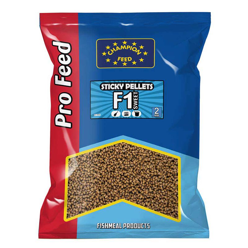Pellets Champion Feed Sticky Pellets 2mm F1 Sweet 650g - Pellets | Pacific Pêche