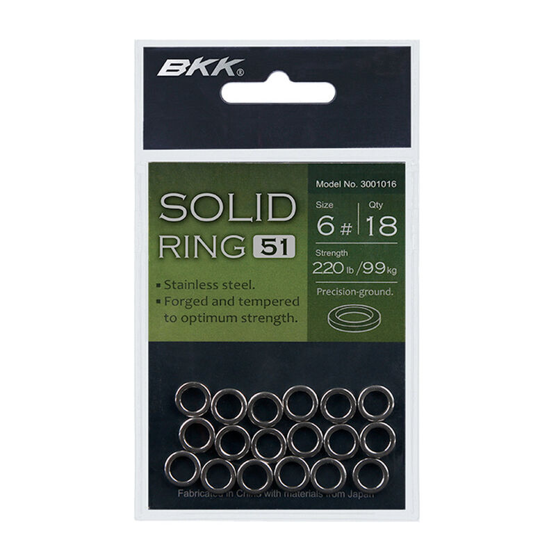 Anneaux Soudés BKK Solid Ring - Anneaux / Anneaux Brisés | Pacific Pêche