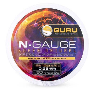 Filament Guru N-Gauge Super Natural Clear 150M - Monofilaments | Pacific Pêche