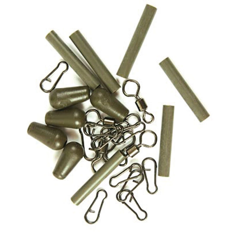 Montage de fuite carpe korda running rig (weedy green) - Kit Montage Complet | Pacific Pêche