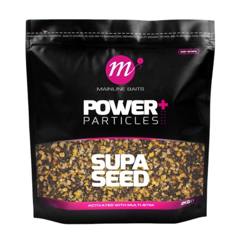 Graines Mainline Power+ Supa Seed Hemp & Maize 2Kg - Pr&ecirc;tes &agrave; l'emploi | Pacific P&ecirc;che