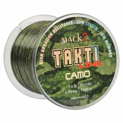 Nylon carpe mack2 takti line camo 1000m - Monofilament | Pacific Pêche