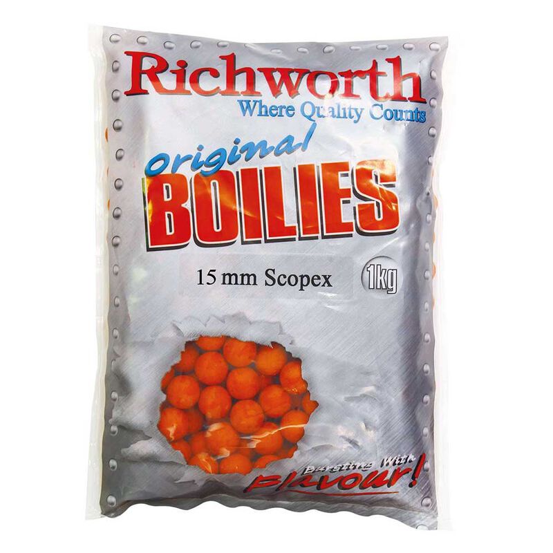 Bouillettes Richworth Original Scopex 5kg - Denses | Pacific Pêche