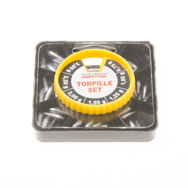 Boite distributrice de torpilles team france 35 torpilles - Olivettes | Pacific Pêche