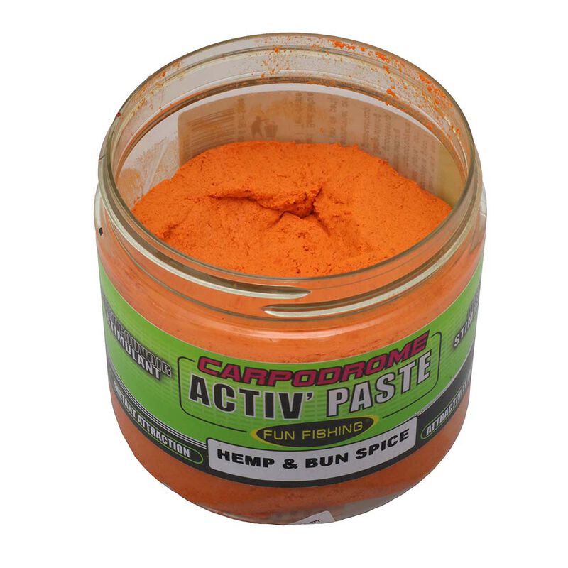 Pâte d’eschage Activ’Paste FUNFISHING Hemp et bun spice 150g (chènevis et pain d'épices) - Préparation amorces/pellets | Pacific Pêche
