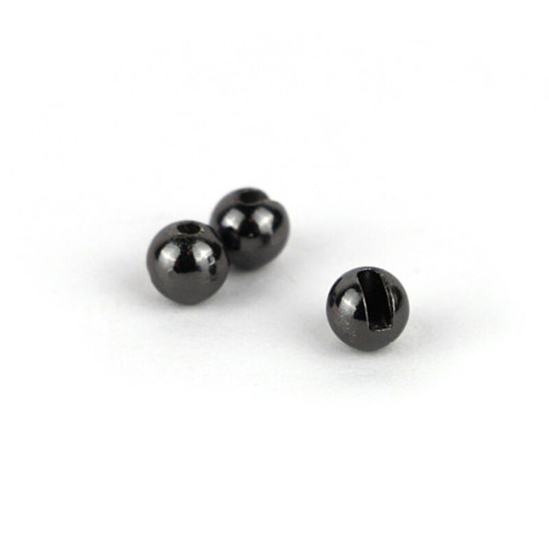 Billes Fendues Textreme Tungsten Slotted Beads Black (x20) - Billes | Pacific Pêche