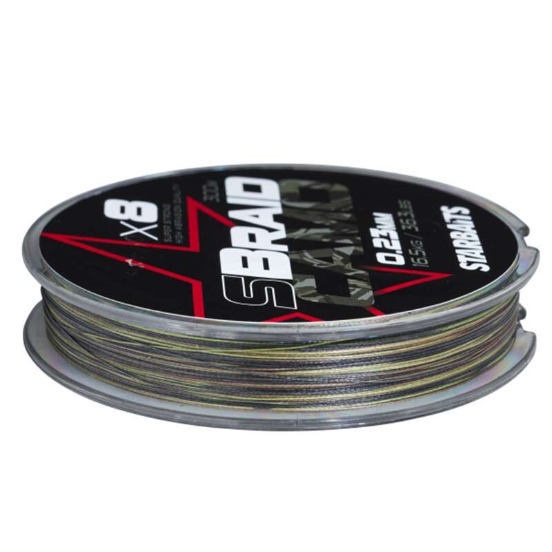 Tresse Starbaits S Braid Camo X8 300 m - Tresse | Pacific Pêche