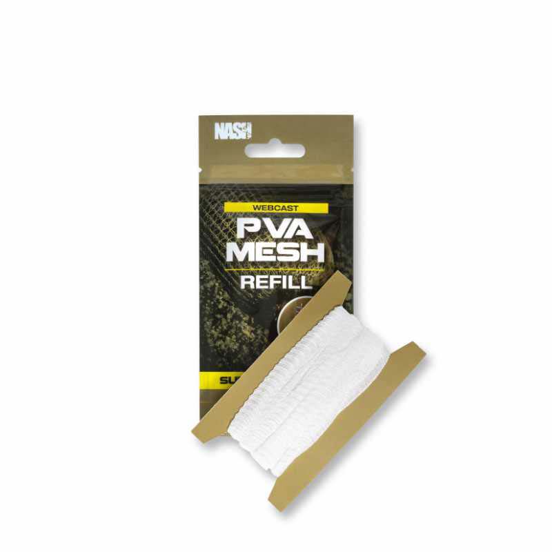 Recharge Filet Soluble Nash Webcast Ultra Weave PVA Refill Super Narrow 18mm - Filets | Pacific Pêche