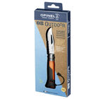 Couteau Opinel N&deg;08 Outdoor Orange - Coutellerie | Pacific P&ecirc;che