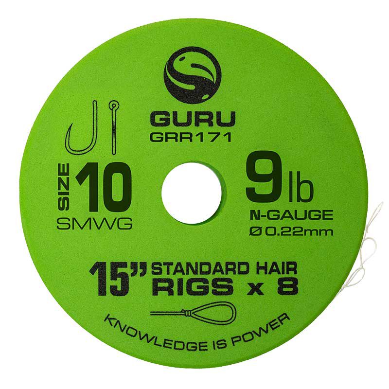 Bas de ligne guru smwg standard hair 15" (38cm) - Acc. de montage feeder | Pacific P&ecirc;che