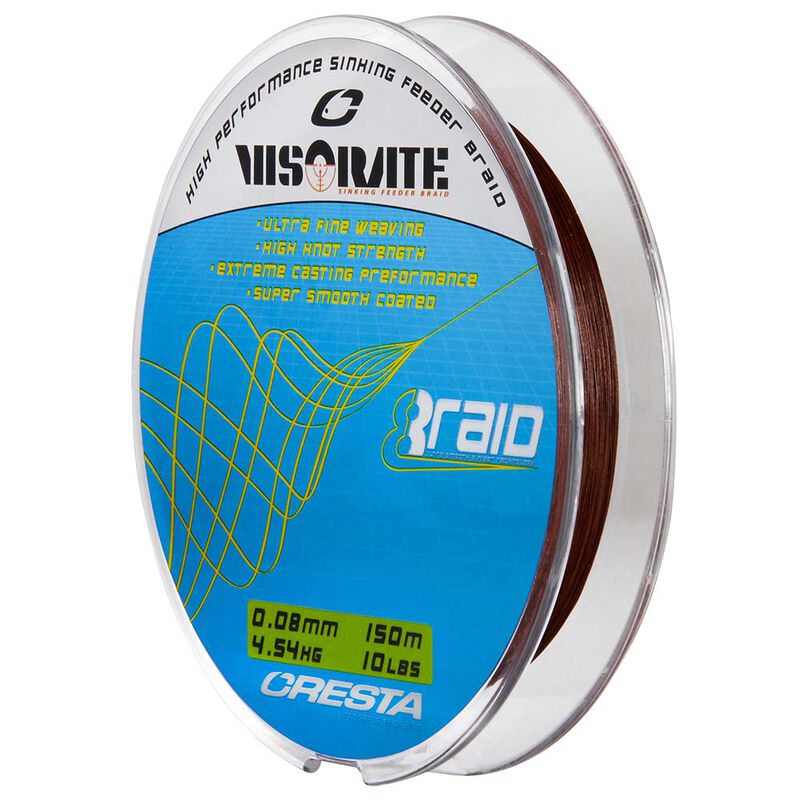 Tresse Cresta Visorate Feeder Braid 150m - Tresses feeder | Pacific P&ecirc;che