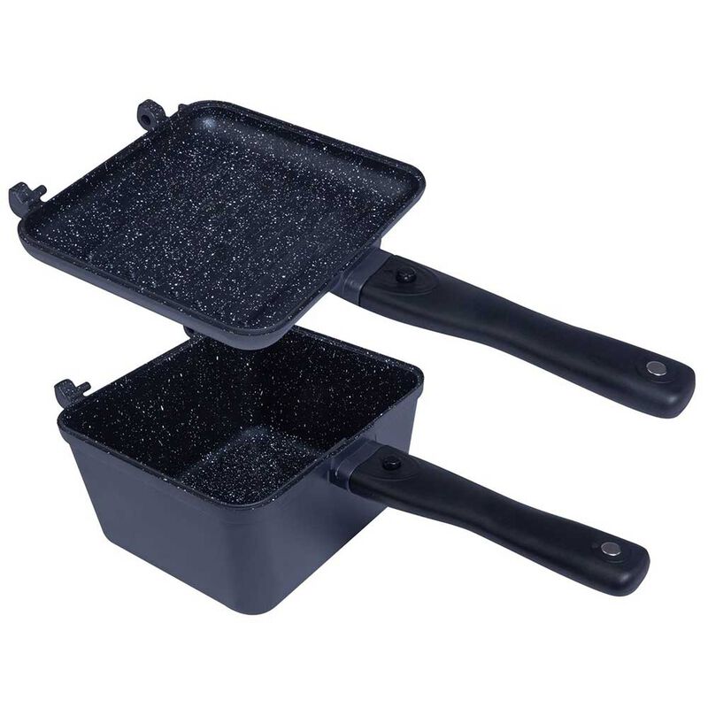 Po&ecirc;le Ridge Monkey Set Casserole + Grill Connect Granite Edition - Cuisine/Repas | Pacific P&ecirc;che