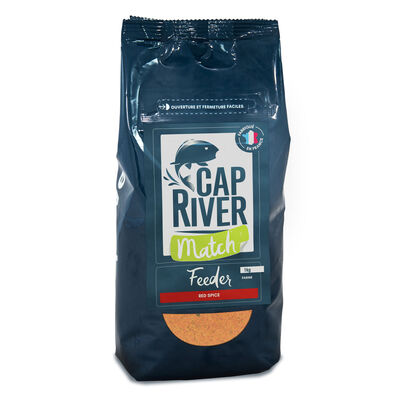 Amorce Feeder Cap River Red Spice 1Kg - Amorces | Pacific Pêche