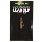 Clip plomb carpe korda hybrid lead clip (x5) - Clip plombs et cônes | Pacific Pêche