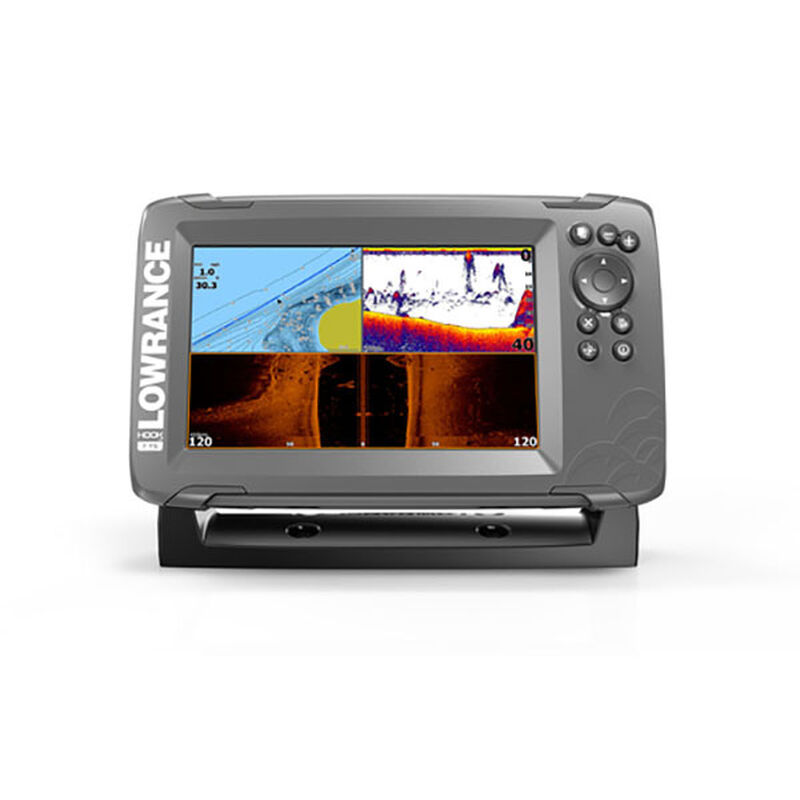 Sondeur lowrance hook²-7 tripleshot 2d/downscan/structure scan ta - Sondeurs | Pacific Pêche