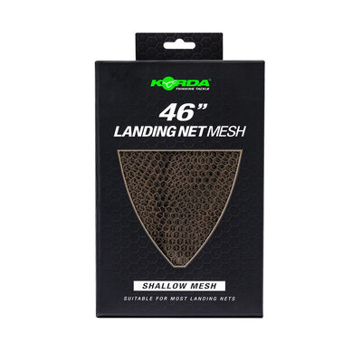 Filet &eacute;puisette Korda Landing Net Mesh | 46in Shallow - Epuisettes | Pacific P&ecirc;che