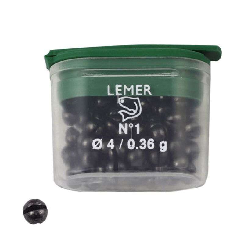 Boite &agrave; plombs fendus coup lemer peints - Op&eacute;ration Coup/Feeder | Pacific P&ecirc;che