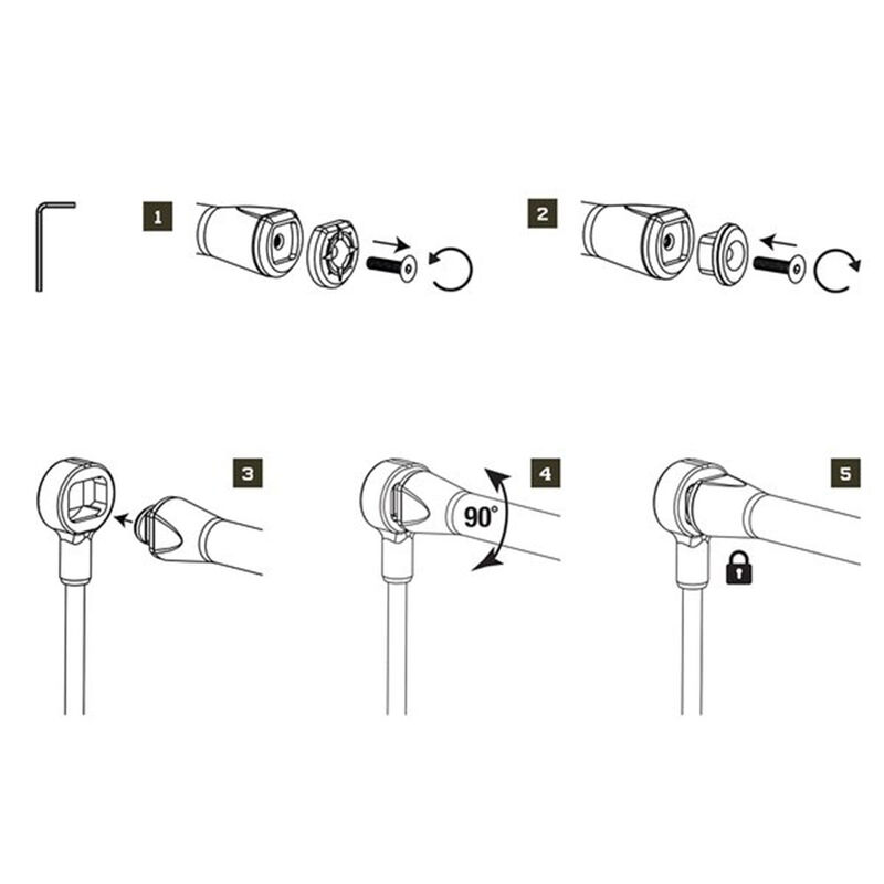 Support de canne arrière Nash Scope Butt Lock Peg - Supports avant et arrière | Pacific Pêche