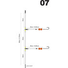 Bas de Ligne SPRO Salt Rig Polyball Fluoro Orange 1/0 - Bas de Lignes / Lignes Montées | Pacific Pêche