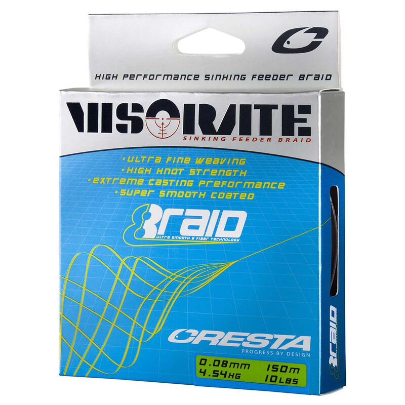 Tresse Cresta Visorate Feeder Braid 150m - Tresses feeder | Pacific P&ecirc;che