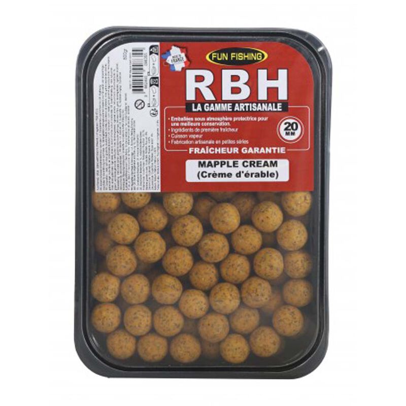 Bouillettes Denses Fun Fishing RBH Boilies Mapple Cream 800g - Denses | Pacific Pêche