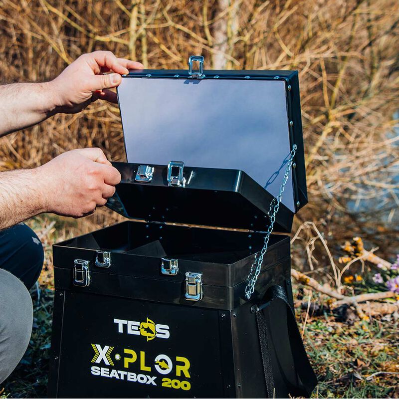 Panier de pêche Teos Xplor Seatbox 200 alu 2 casiers - Paniers | Pacific Pêche